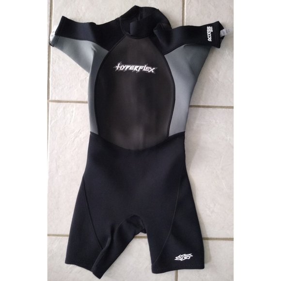 HYPERFLEX Men's 2.5mm Shorty Springsuit Wetsuit Short John Size Extra Small XS - Picture 4 of 7